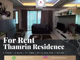 Disewakan Apartement Thamrin Residence 2 BR Furnished Bagus