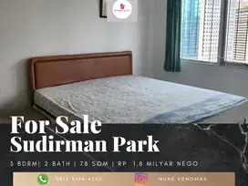 Dijual Apartement Sudirman Park 3 BR Furnished Bagus View Timur
