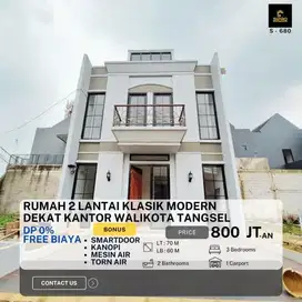 Rumah Murah Konsep Classic di Pamulang hanya 5 juta All in