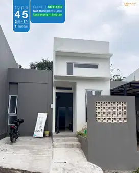 Hunian nyaman di pusat kota, Rumah 1 lantai 2 kamar tidur siap huni