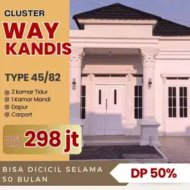 RUMAH MURAH DI WAYLANDIS PINGGIR JALAN AMD BISA KREDIT SYARIAH