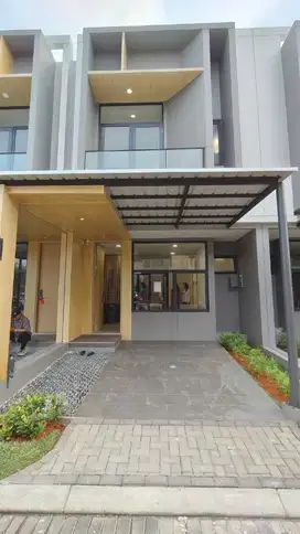 Disewakan Rumah Baru Tanakayu Jiva BSD 3KT Full Furnished AC, WH