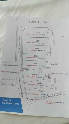 Tanah komersil pinggir jalan muara baru pluit jarang ada