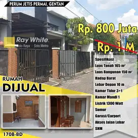 Dijual Rumah Perum Jetis Permai Gentan