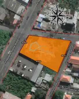 DIJUAL TANAH PINGGIR JALAN MAHENDRADATA DENPASAR
