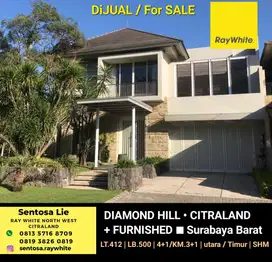 MURAH LUAS Dijual Rumah Diamond Hill Citraland FULL FURNISHED Mewah