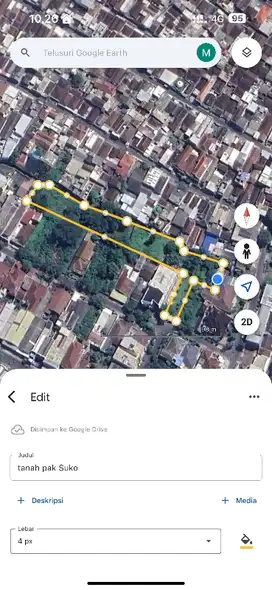 Tanah Cocok Untuk Kost Kostan di Bunga Songgolangit Sukarno Hatta