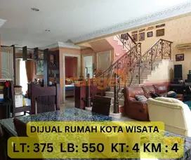 Dijual cepat rumah cantik 2 lt siap huni di kotawisata