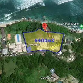 DIJUAL TANAH LOSS 64 ARE TEBING BEST LOCATION ULUWATU BLUE POINT  BALI