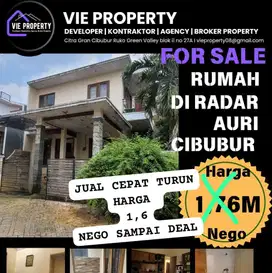 Rumah siap huni di Radar Auri cibubur dekat stasiun lrt