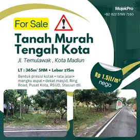 Tanah Murah Dekat Wisma Haji Madiun