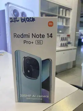 Xiaomi Redmi Note 14 Pro+ 5G 8/256 Black - Garansi Resmi