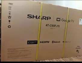TERMURAH! SHARP 4K UHD Google TV 65 Inch - HDR+ 4T-C65FJ1I Frameless