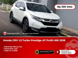 [PAJAK PANJANG] Honda CRV 1.5 Turbo Prestige  AT Putih 2018/2019