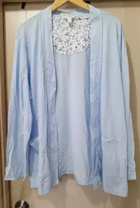 Cardi jumbo bahan kaos