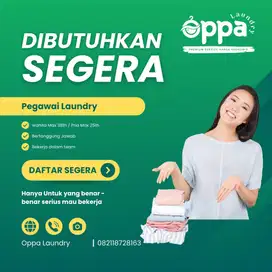 lowongan kerja Laundry