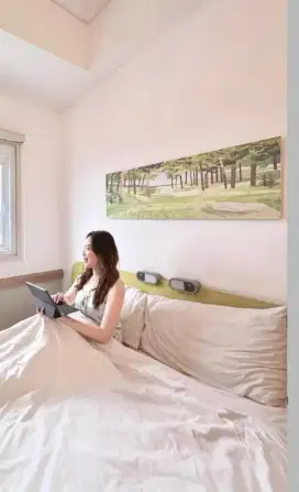 Gambar dinding bekas dekorasi Kamar hotel