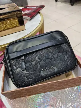 Tas Selempang kulit import motif Coc