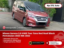 [LOW KM] Nissan Serena 2.0 HWS High Ways Star Two Tone Merah 2022/2023
