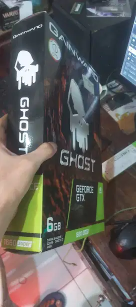 GTX 1660 SUPER 6GB GDDR6 GAINWARD GHOST FISIK 99.99% MULUS SEGEL DUS
