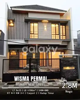 HOT LISTING NEW GRESS rumah Wisma Permai surabaya timur