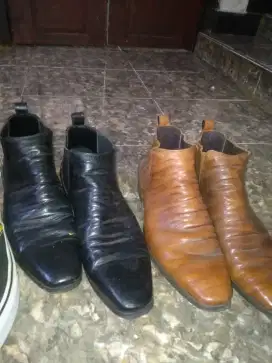 Sepatu kulit pantofel bu original borong not nike