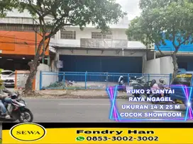 Showroom 2 lantai Raya Ngagel Siap pakai