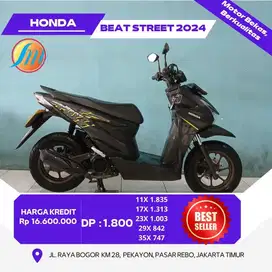 HONDA NEW BEAT STREET THN 2024 MESIN HALUS, BODI MULUS, SIAP PAKAI