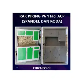 Rak piring  pintu 6 dan 1 Laci