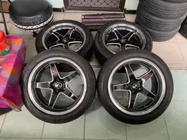 Velg samlong r18 pcd 5x114 lebar 8,5rata et38 ban 235/50