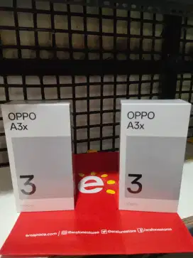 Oppo A3X 4/64GB-BLUE/RED -GARANSI RESMI OPPO