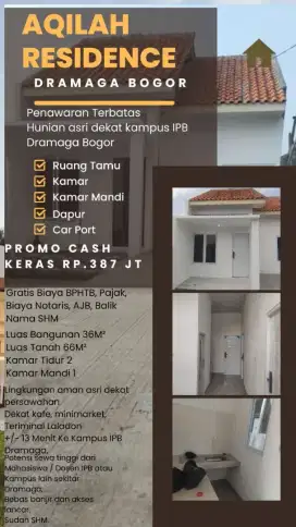 Rumah Murah Bogor Dekat Kampus IPB Darmaga