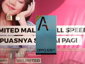 OPPO A78 5G 8/256 PROMO CUCI GUDANG