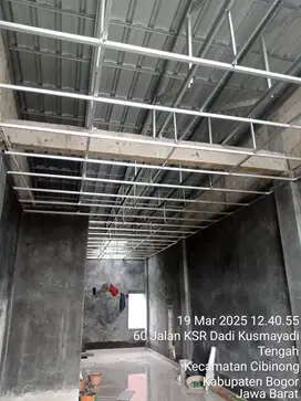 Dekorrrrr kantor dengan partisi penyekat gypsum