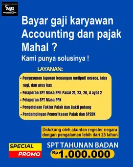 KONSULTAN PAJAK TERMURAH DAN BERPENGALAMAN
