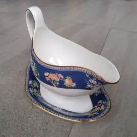 Wedgwood Blue Siam Gravy Boat Barang Antik Barang Lama Langka