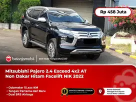 [LOW KM] Mitsubishi Pajero 2.4 Exceed 4x2 AT Non Dakar Hitam 2022/2023