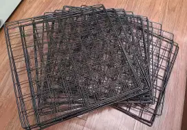Pagar besi ukuran 35 x 35cm plus konektor