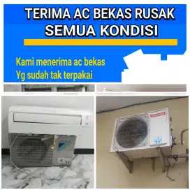 Terima ac bekas rusak