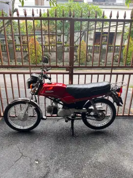 Honda win 100 honda win100 asli merah tembus restorasi 90% original