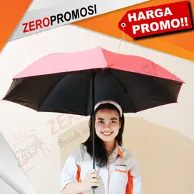 Promosi Souvenir Payung Lipat 3 Lapis Hitam Anti UV Kode L3 303