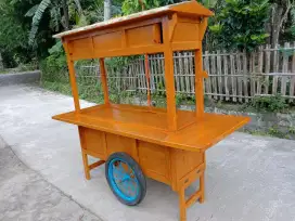 Jual Gerobak Angkringan,Bakso,Mie Ayam,Bubur,Roti BakardlL.Free ongkir