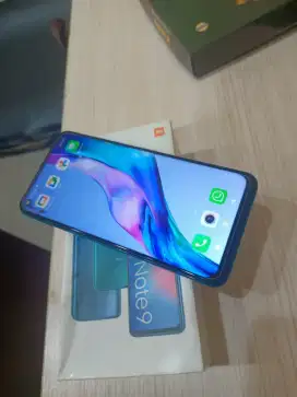 Xiomi redmi note 9 ram 6/128 minus ada kotoran d lyar msh ori smua lkp