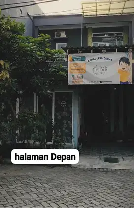 Dijual Rumah 2 Lantai ada tokonya type cluster