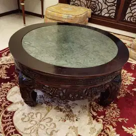 Meja tamu marmer italy mewah