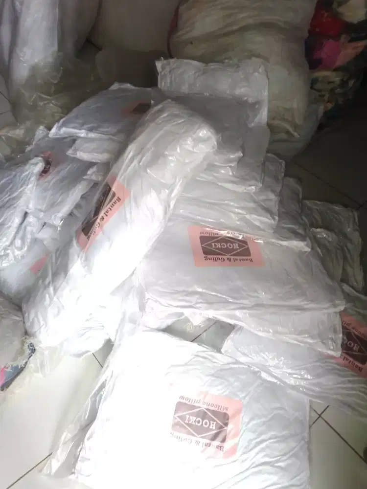 Bantal guling silikon vacum