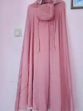 Mukena travelling armany warna dusty