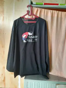 Di Jual Cepat : Baju Kaos lengan Panjang Bahan Dingin .