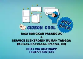 JASA BONGKAR PASANG AC DAN SERVICE ELEKTRONIK RUMAH TANGGA