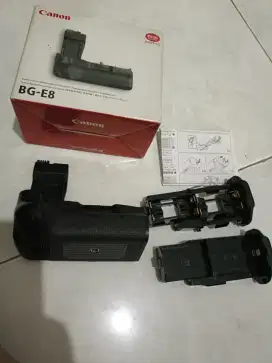 BATERAI GRIP BG-E8 ORIGINAL FOR CANON 550D 600D 700D